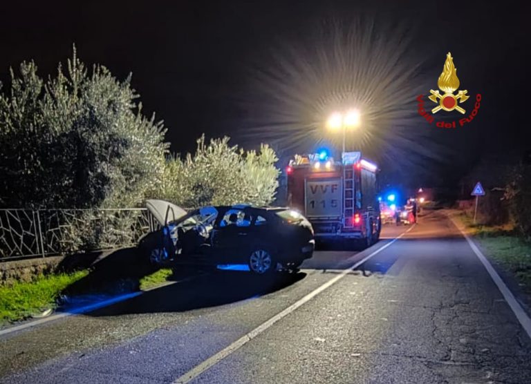 Nella notte incidente a Montopoli di Sabina. Tre auto coinvolte