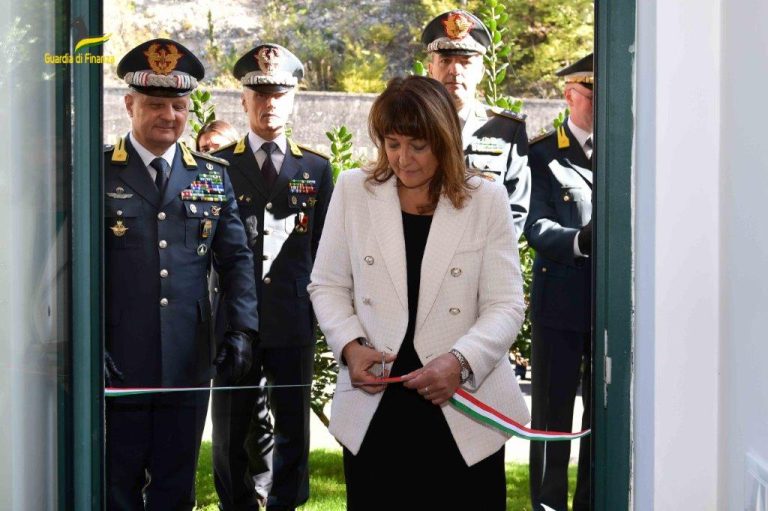Guardia di Finanza, inaugurata la nuova Stazione di Soccorso Alpino di Antrodoco – LE FOTO