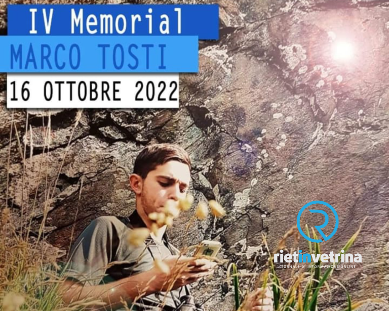 IV Memorial Marco Tosti, il 16 ottobre a Santa Rufina