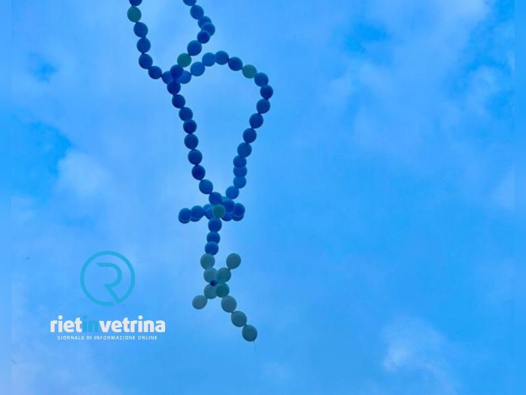 A Contigliano lanciato verso il cielo un Rosario in onore della Madonna