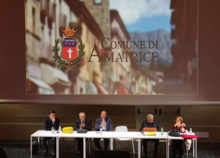 Presentazione PSR, Cortellesi: “Il futuro di Amatrice è realtà”