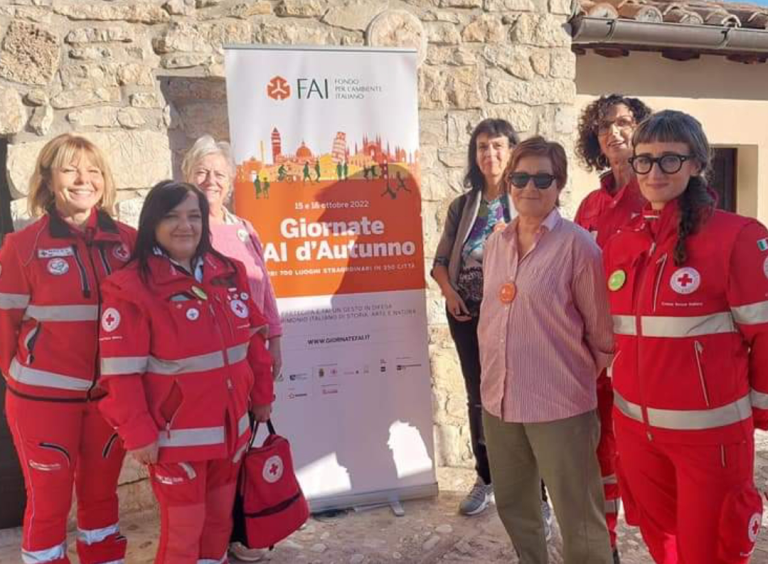 Al fianco del FAI per le Giornate di Autunno anche la Croce Rossa di Rieti