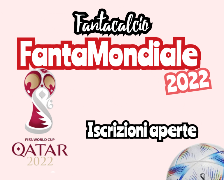 FantaMondiale 2022 – ISCRIZIONI APERTE