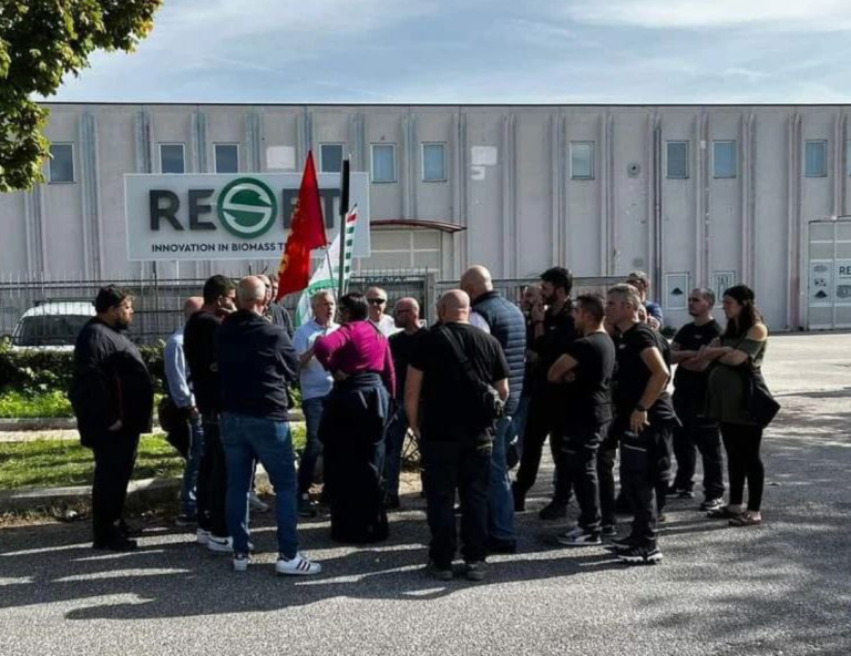 Sit-in Reset,  Valentini e Chiarinelli a colloquio con i lavoratori