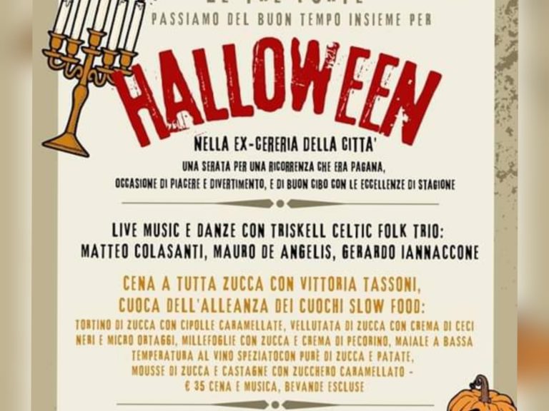 Halloween 2022, i Triskell in concerto a Rieti