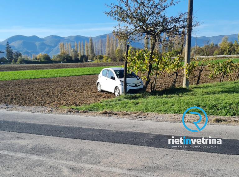 Incidente sulla Tancia, auto fuori strada