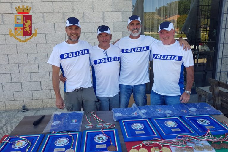 Poliziotti reatini Campioni Italiani Interforze Pesca Sportiva Feeder
