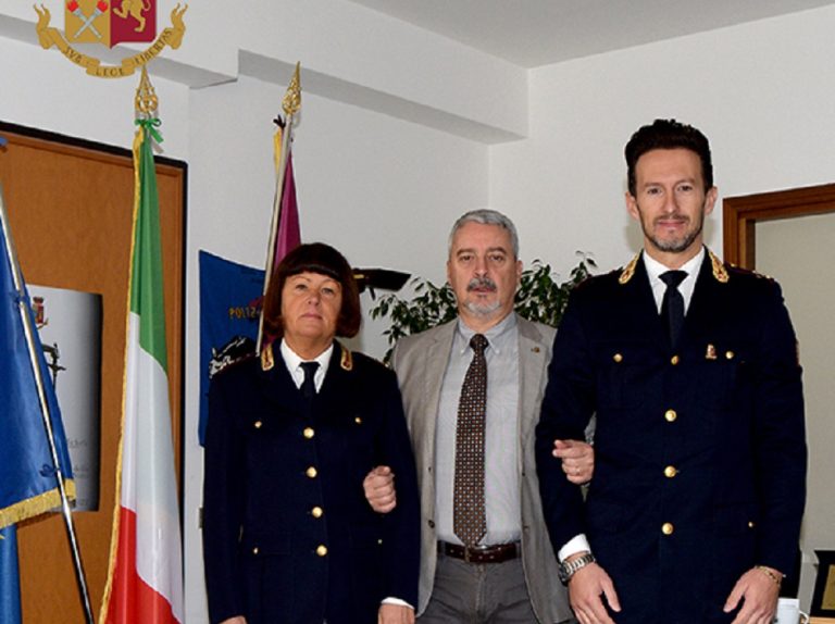 Maria Letizia Appolloni nuova dirigente DIGOS Rieti e Marco Stamegna nuovo dirigente Squadra Mobile