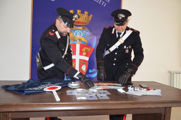 Carabinieri di Rieti arrestano tre nigeriani per possesso di eroina. Otto arresti negli ultimi 20 giorni