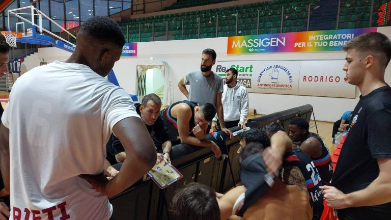 Lo scrimmage Chieti – NPC Rieti termina 75 – 75