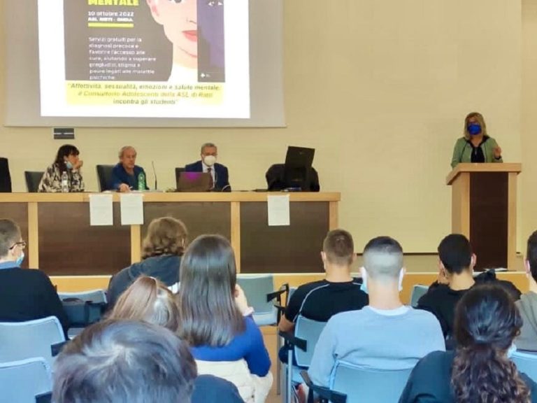 Open Day ASL per la Giornata mondiale della salute mentale. Al convegno presenti anche gli studenti del Rosatelli
