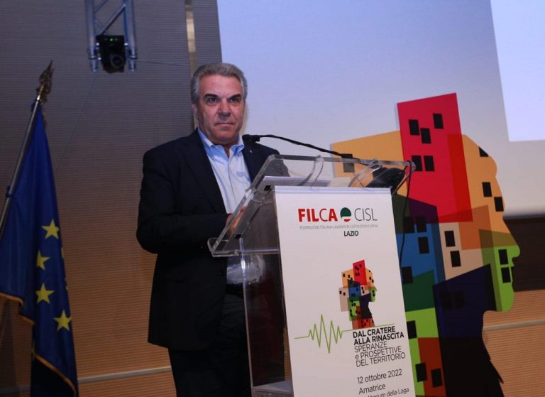 La FILCA CISL Lazio ad Amatrice con il convegno “Dal cratere alla rinascita – Speranze e prospettive”