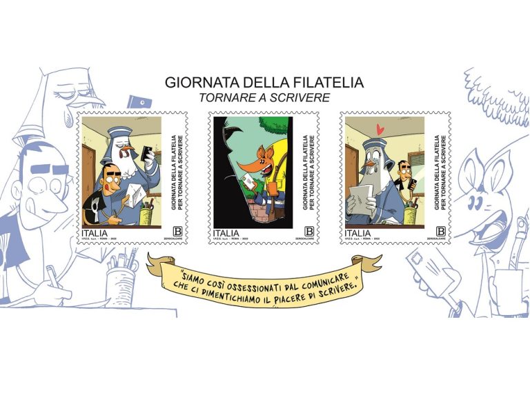 Emessi tre francobolli celebrativi della Giornata della Filatelia
