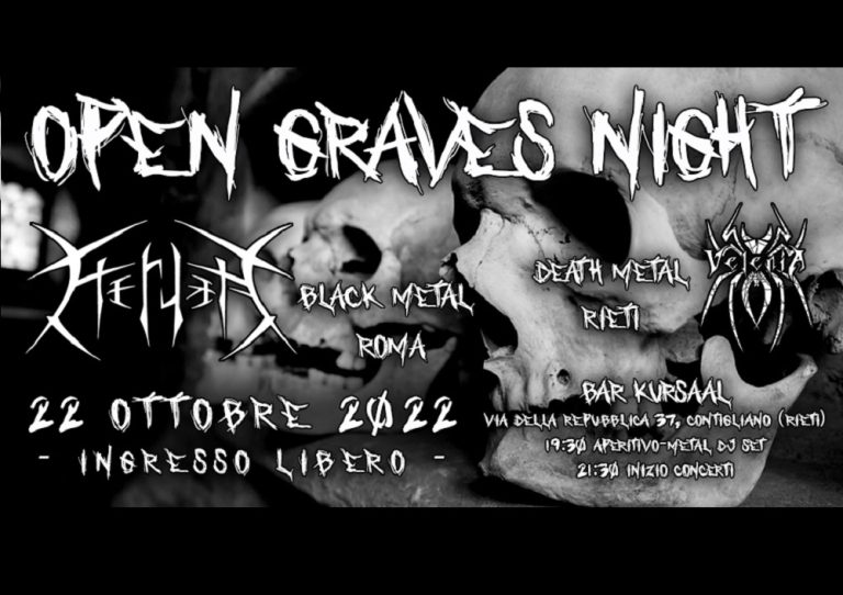 Il 22 ottobre al Kursaal concerto degli Heruka. Apriranno lo spettacolo i Velenia