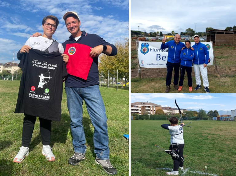 Tiro l’Arco, a Fiumicino Claudio D’Annibale vince con 495 punti. Onorevole 4° posto per Daniela Scancella