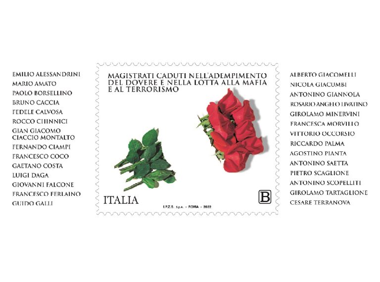 Emesso francobollo dedicato ai magistrati caduti nella lotta alla mafia e al terrorismo