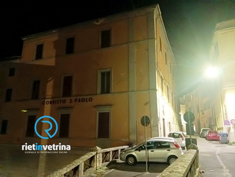 Per lavori al Convitto San Paolo di Rieti variazioni al traffico in centro storico