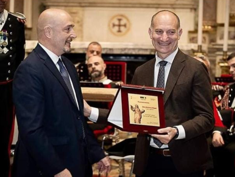 Santa Barbara, premiato Luigi Maccaro presidente Fondazione Exodus