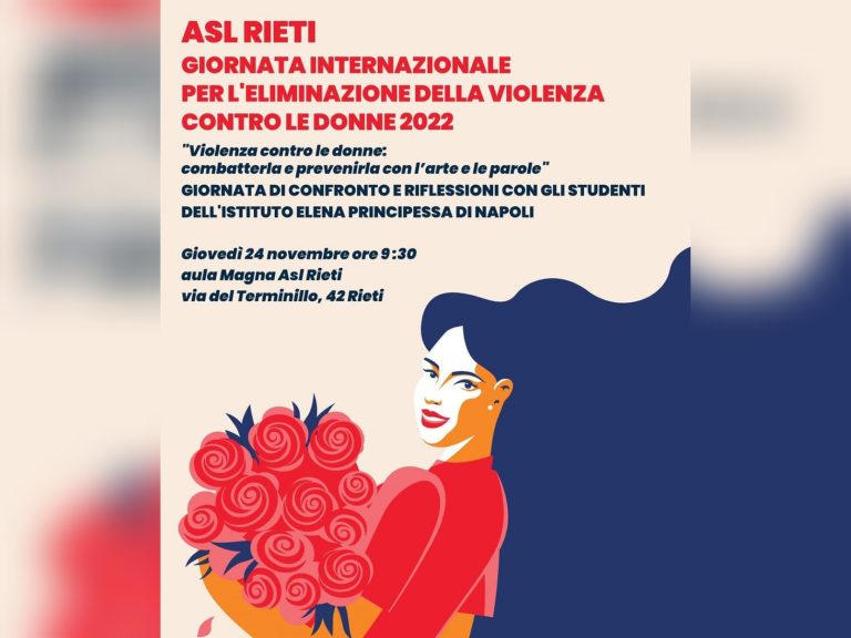 Il 24 novembre ASL celebra la Giornata contro la violenza sulle donne