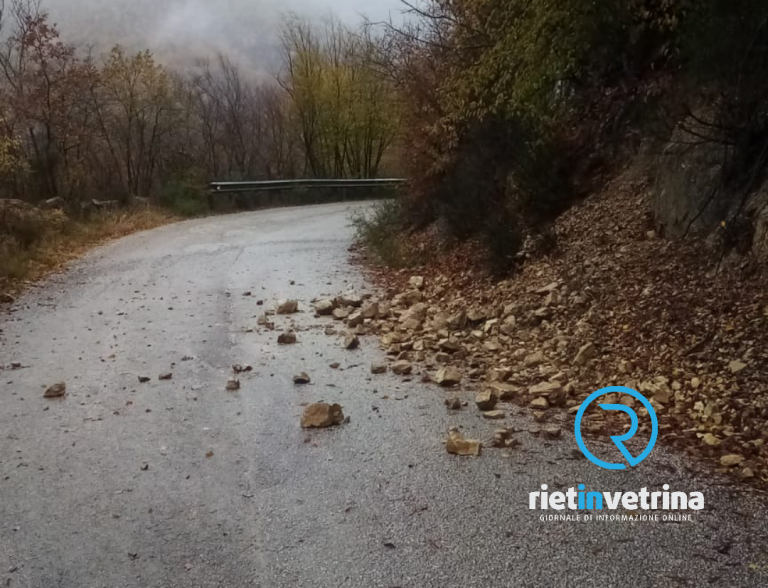Maltempo, frana ad Offeio