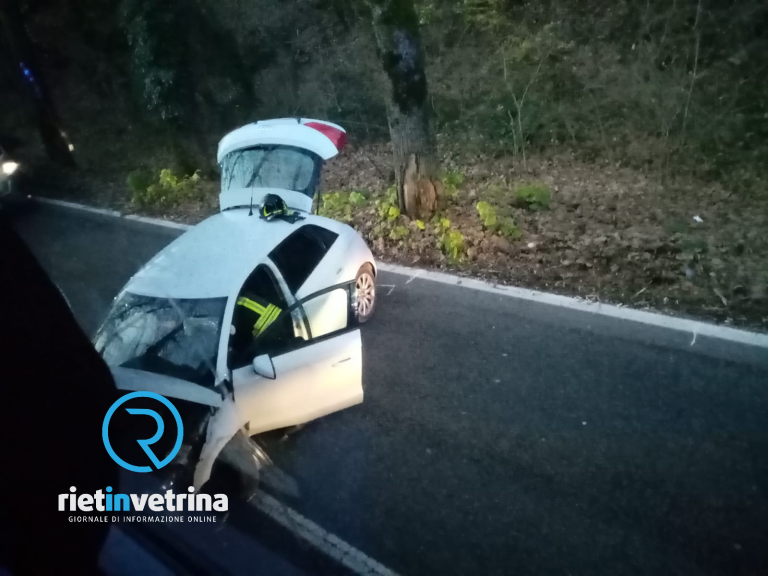 Incidente sulla Salaria per Roma alle prime luci del giorno