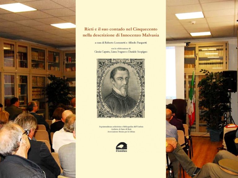 Un libro dell’Archivio di Stato racconta la Rieti del Cinquecento