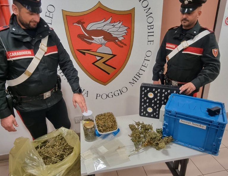 Trovato con 8 chili di marijuana, 50enne della Bassa Sabina arrestato dai Carabinieri