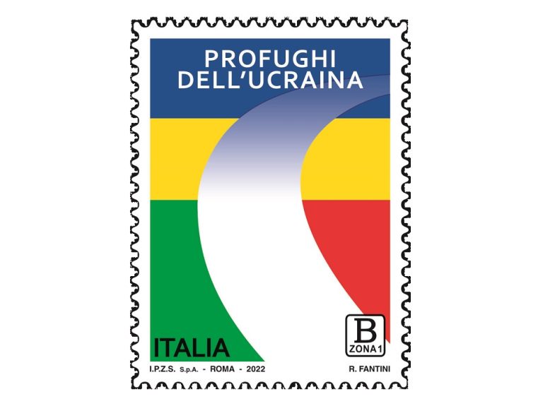 Emesso francobollo dedicato ai profughi dell’Ucraina