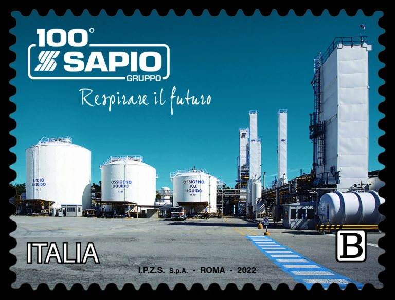 Emesso francobollo dedicato al Gruppo Sapio