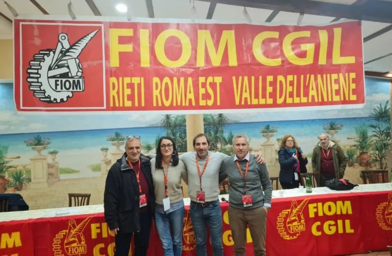 FIOM CGIL Rieti Roma Eva, Christian De Nicola segretario generale. D’Antonio, Valentini e Di Mambro nella nuova Segreteria