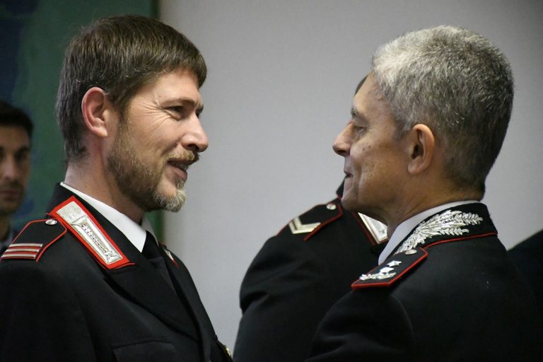 Il generale dei Carabinieri Lazio Antonio de Vita in visita al Comando di Rieti