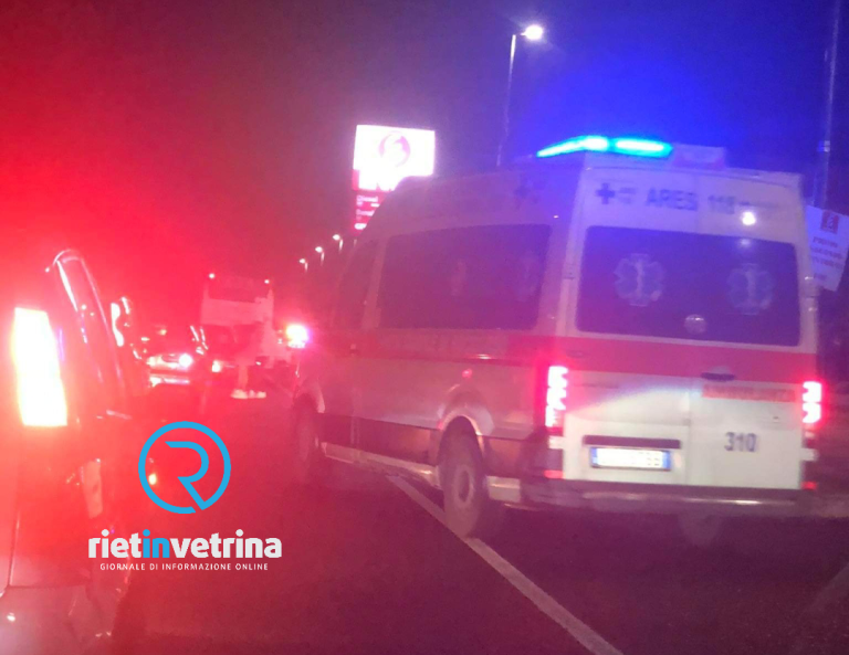 Incidente stradale sulla superstrada Rieti – Terni altezza distributore