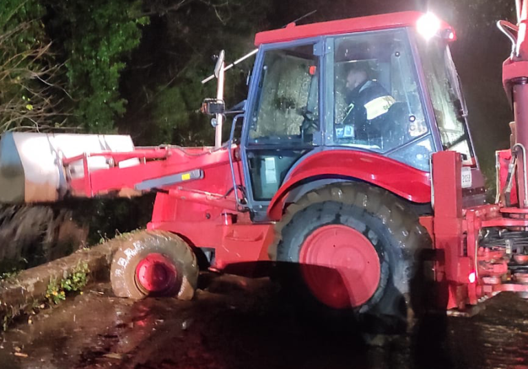 Frana sulla Salto Cicolana. Intervengono i Vigili del Fuoco