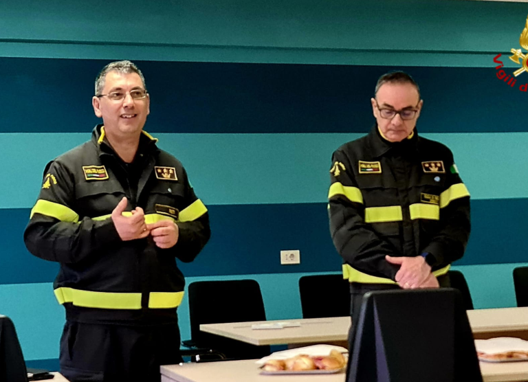 Domenico Petrizza è il nuovo comandante dei Vigili del Fuoco di Rieti