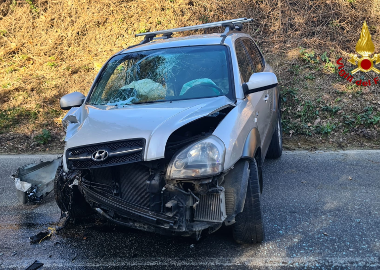 Incidente stradale sulla provinciale per Poggio Mirteto