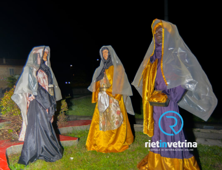 Il nuovo particolare Presepe di Villa Reatina – LE FOTO