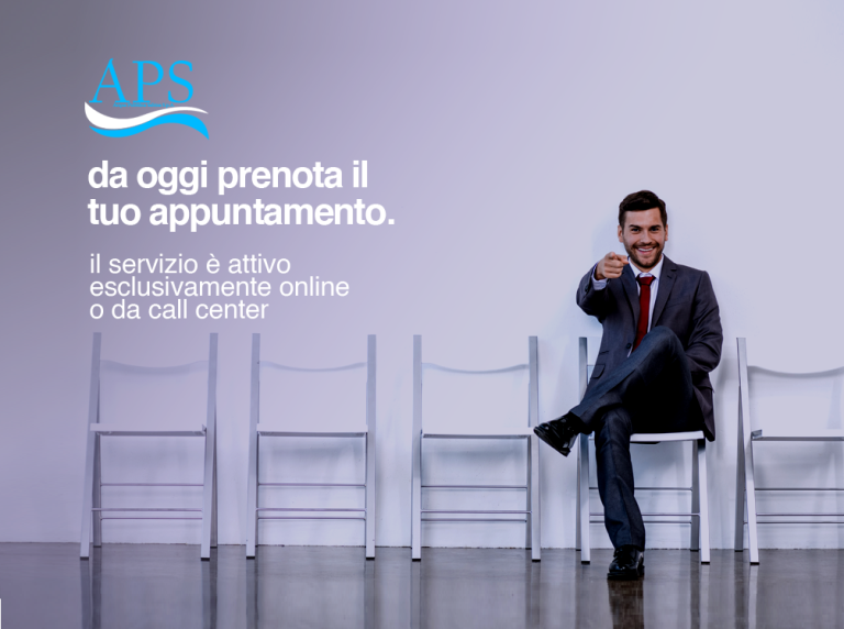APS, prenota il tuo appuntamento e salta la fila!