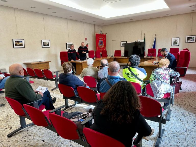 Prevenzione dalle truffe, i Carabinieri incontrano i cittadini di Magliano Sabina