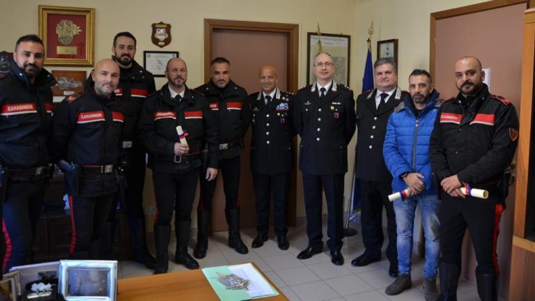 Poggio Mirteto, consegnati elogi e apprezzamenti ai carabinieri distintisi in diverse operazioni