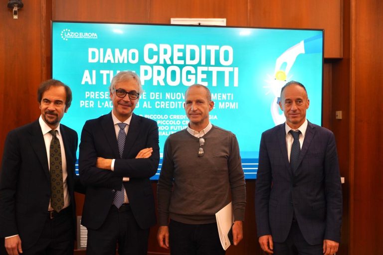Credito alle imprese, in arrivo le nuove misure della Regione Lazio
