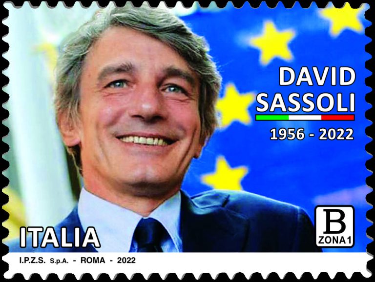 Emesso francobollo in memoria di David Sassoli