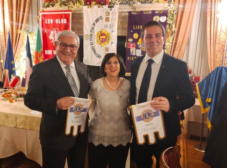 Il Lion Club Rieti Varrone e la festa degli auguri