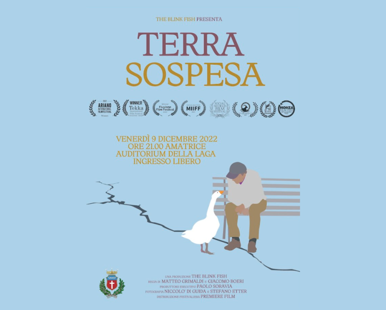 Il 9 dicembre ad Amatrice la proiezione del film documentario “Terra Sospesa”