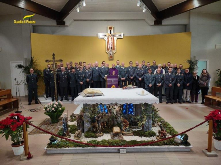 La Guardia di Finanza di Rieti celebra il Santo Natale