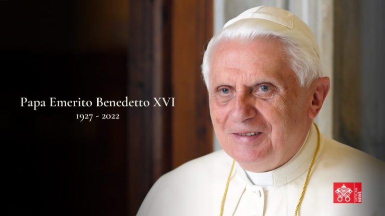 Scomparsa Papa Emerito Benedetto XVI, il messaggio dei vescovi Domenico e Vito