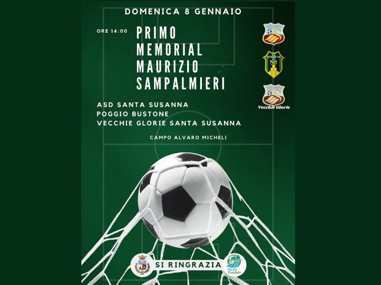 L’8 gennaio il primo Memorial Maurizio Sampalmieri