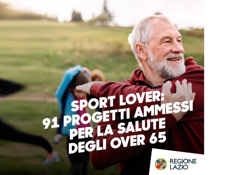 Sport e Salute Lazio over 65: ammessi 91 progetti, 5 a Rieti