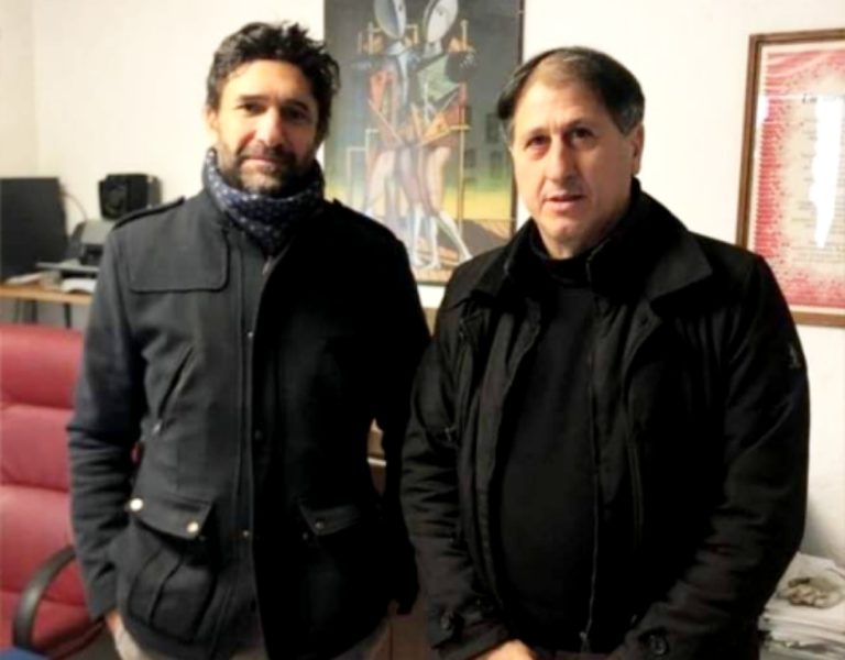 L’assessore Fabio Nobili dà il benvenuto ad Emiliano Giambattista, nuovo Dirigente Manutenzione