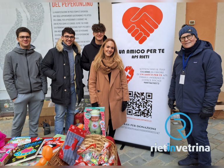 Epifania solidale grazie a cinque associazioni reatine