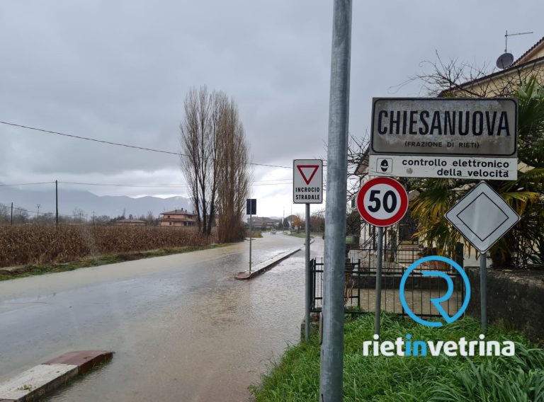 Esondazione Fiume Velino, ricognizione nella Piana Reatina. L’acqua risale tramite i canali